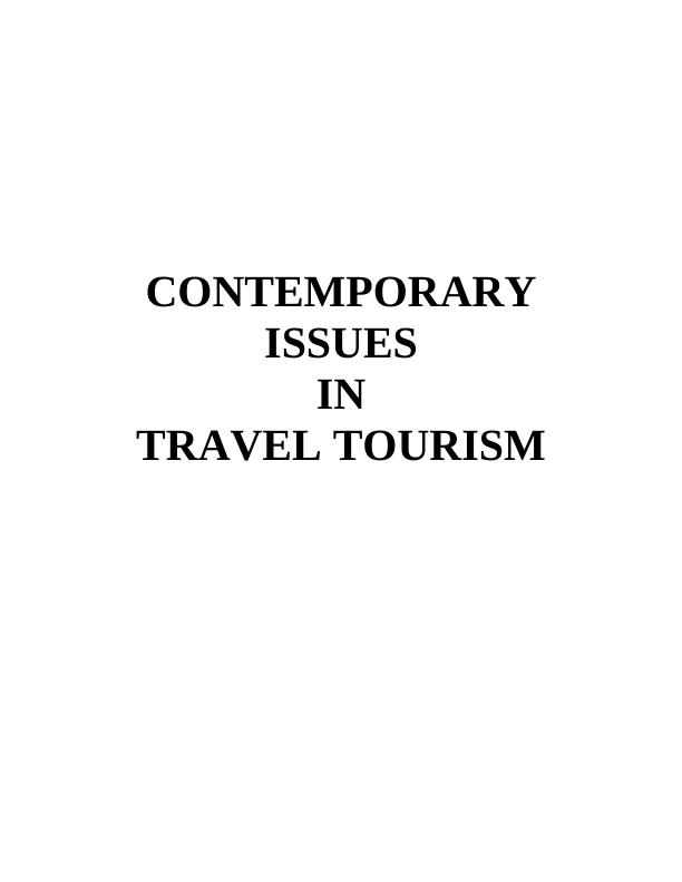 Travel and Tourism Industry | Case Study_1