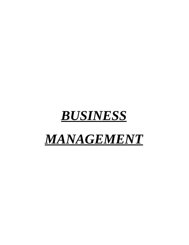 Entrepreneurship and Business Management of Accenture : Report_1