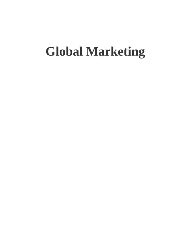 Global marketing -  Advantage & Disadvantage_1