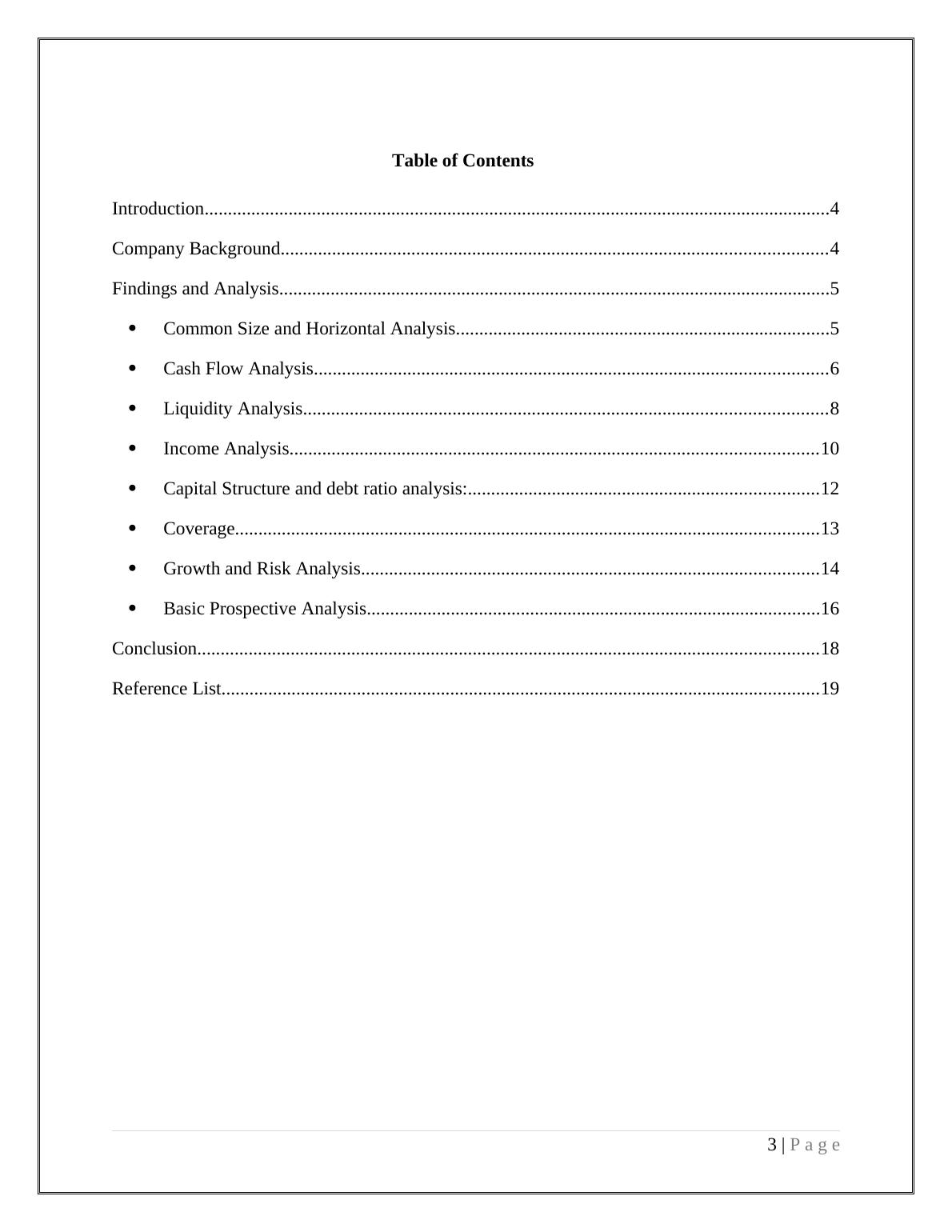 Case Study Of  Financial Analysis Report_3