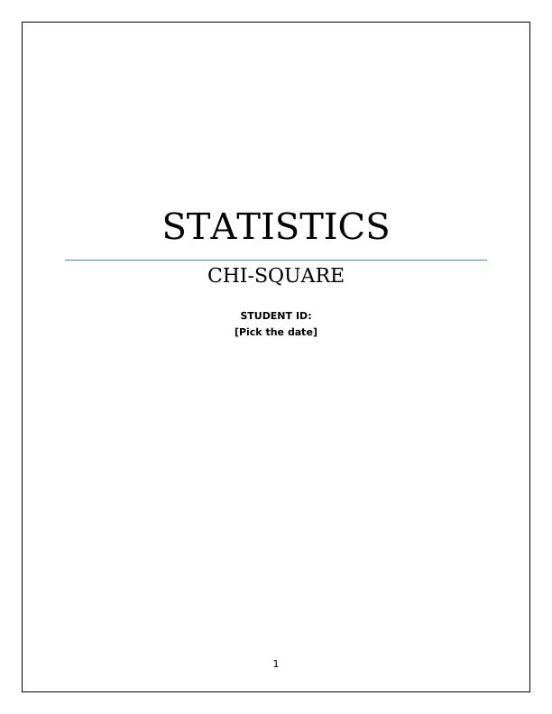 Chi-Square Test for Dependence_1