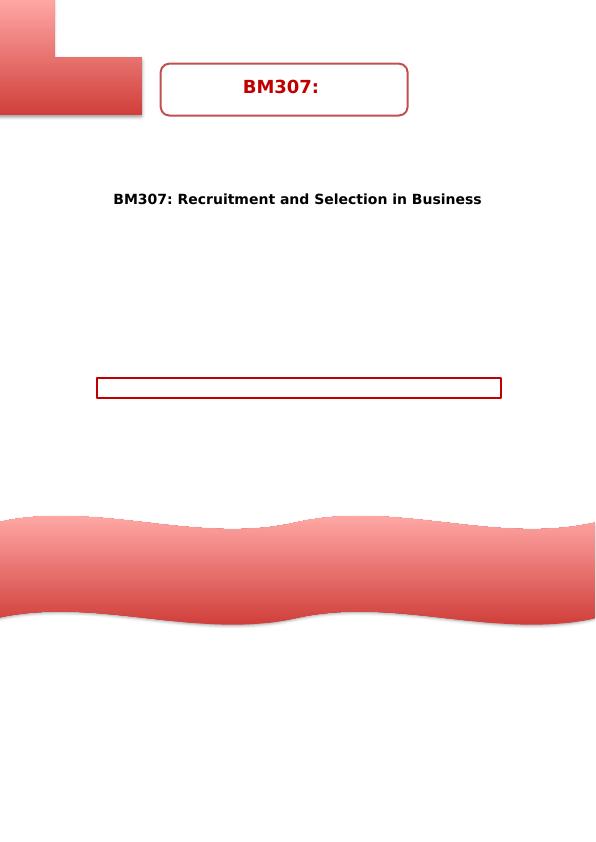 Recruitment and Selection in Business_1