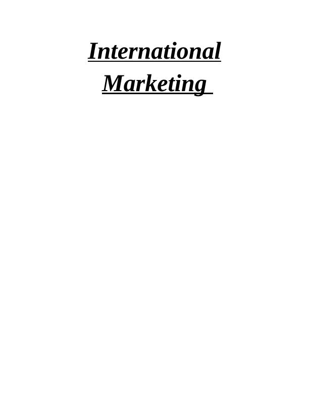 Scope and Concept of International Marketing_1