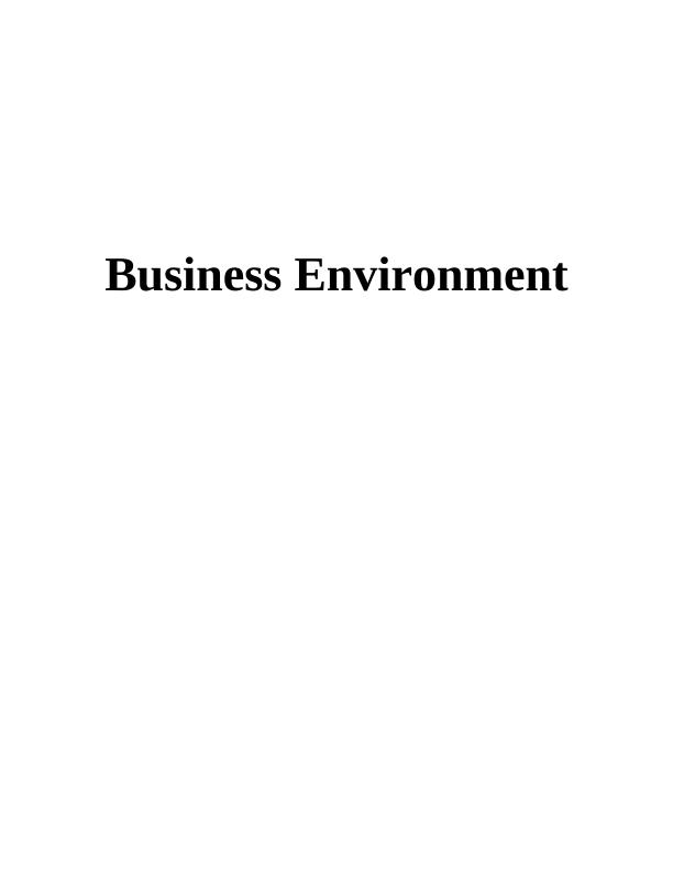 Business Environment Assignment: Michael Kors - Desklib_1
