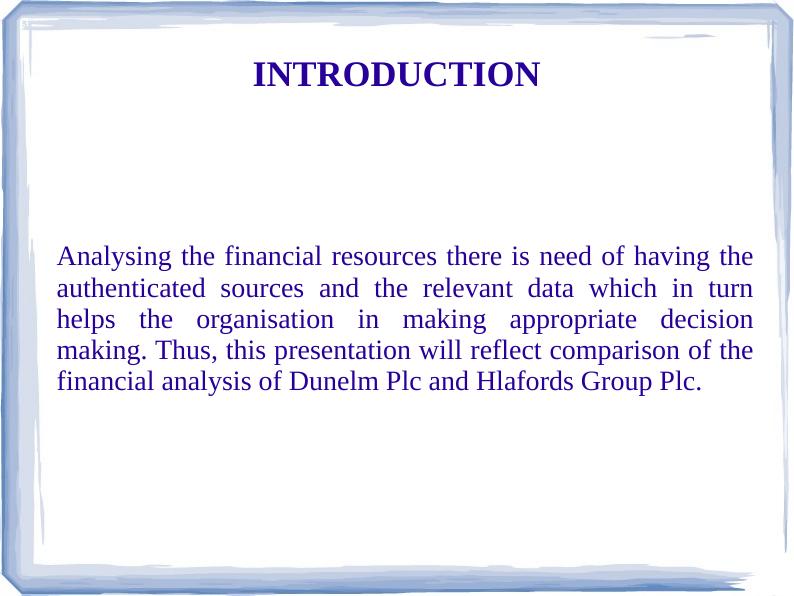 Comparison of Financial Analysis: Dunelm Plc vs Halfords Group Plc_2