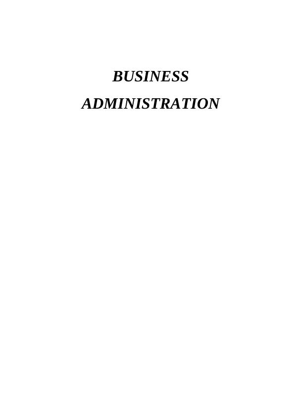 Business Administration : Doc_1
