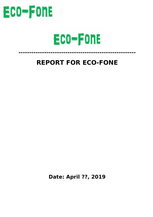 Report for Eco-Fone 2019_1