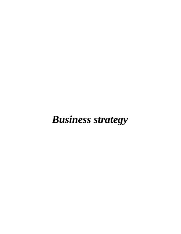 Business Strategy Assignment Solution_1