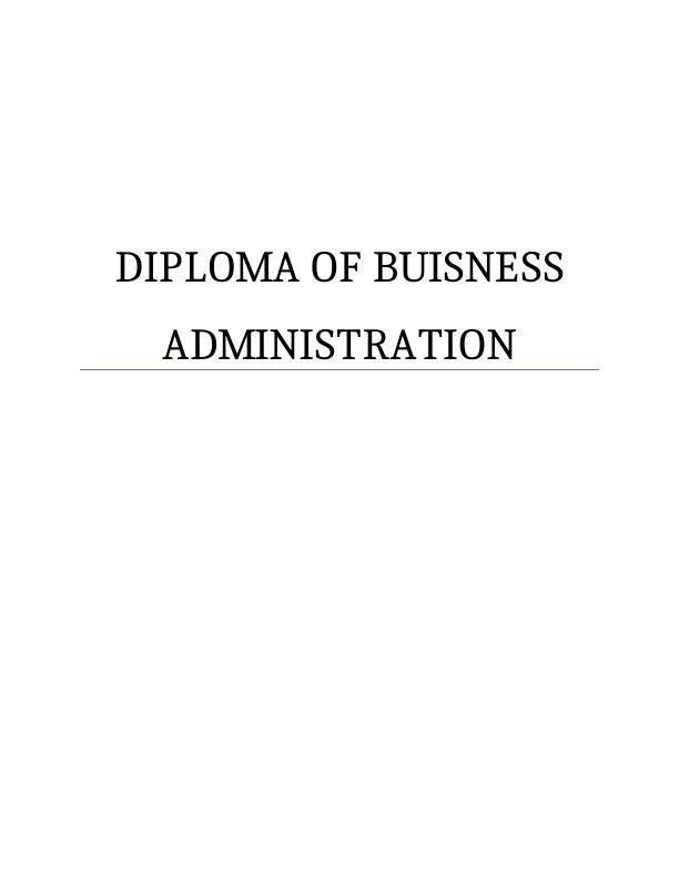 Assignment on Business Administration_1