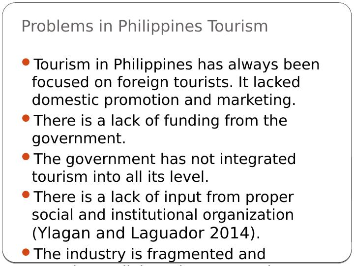 essay about tourism in philippines