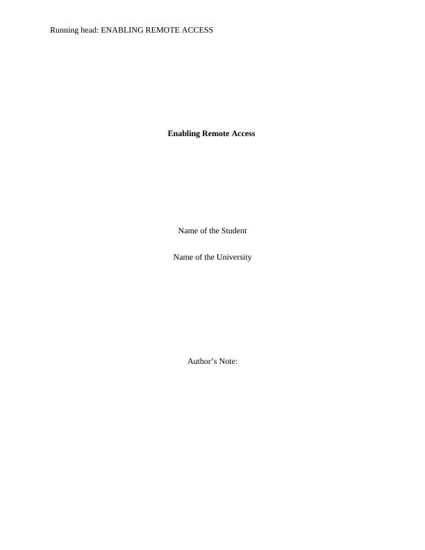 Enabling Remote Access - PDF_1