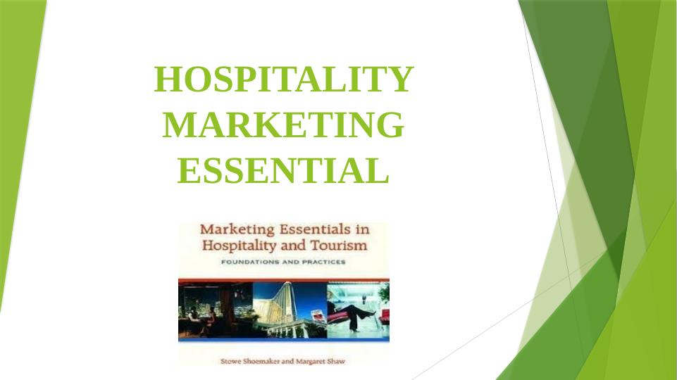 Interrelation of Marketing with Other Departments in Hospitality Industry_1