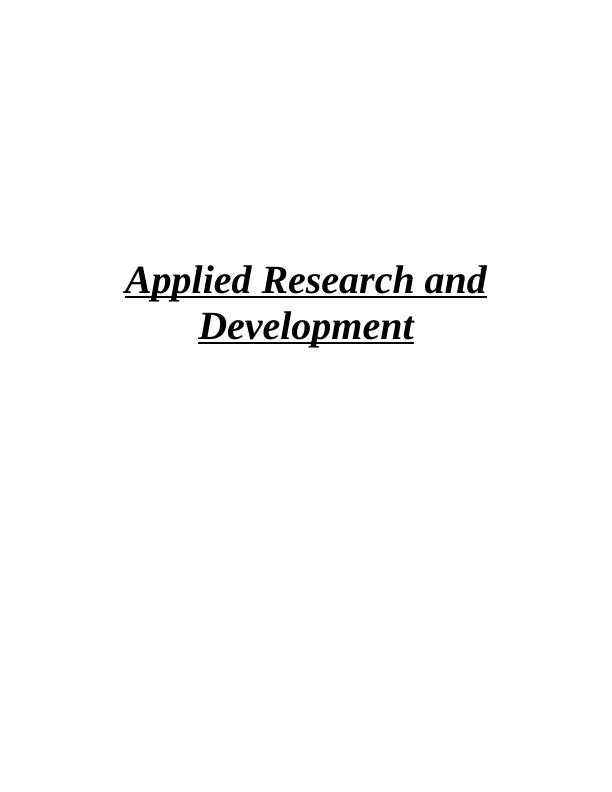 Applied Research and Development - KEMTROMICS Ltd PDF_1