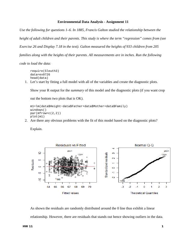 Environmental Data Analysis - Assignment_1