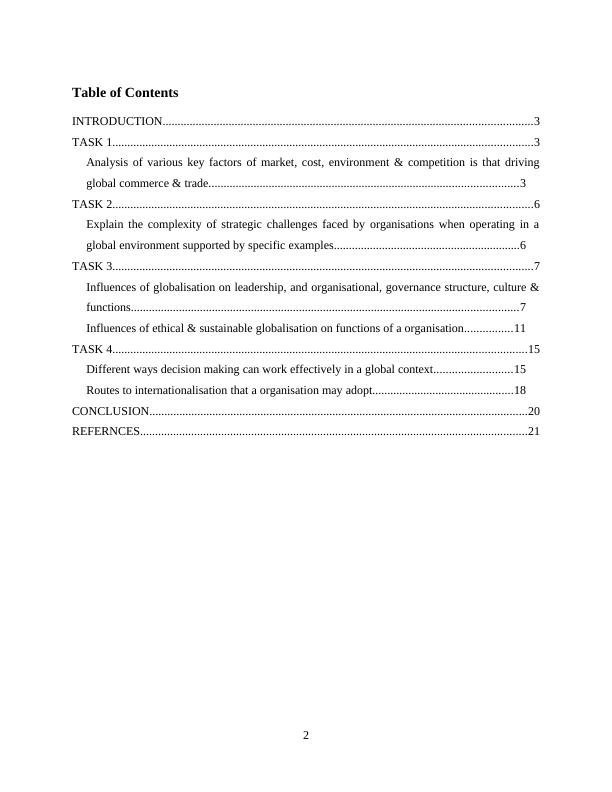 Influences of Globalisation on Leadership and Organisational Structure_2