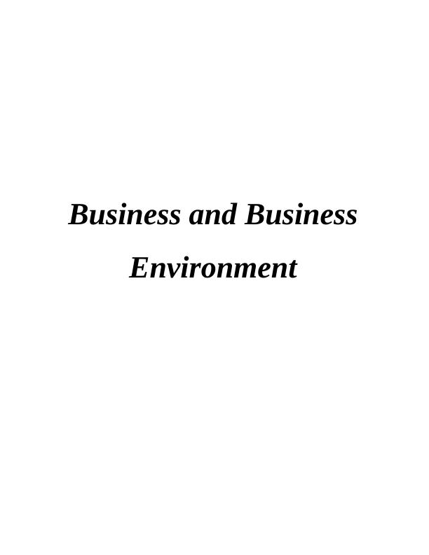 Mark & Spencer Business Environment_1