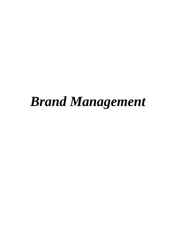 Brand Management Analysis: PDF_1