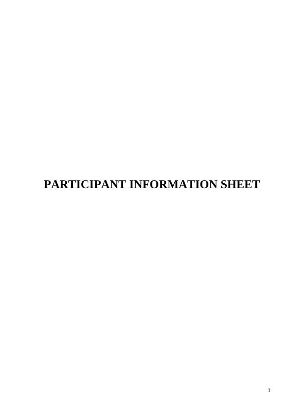 PARTICIPANT INFORMATION SHEET_1