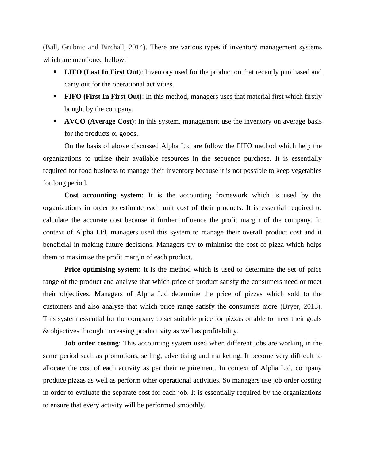 unit 5 management accounting level 4 assignment