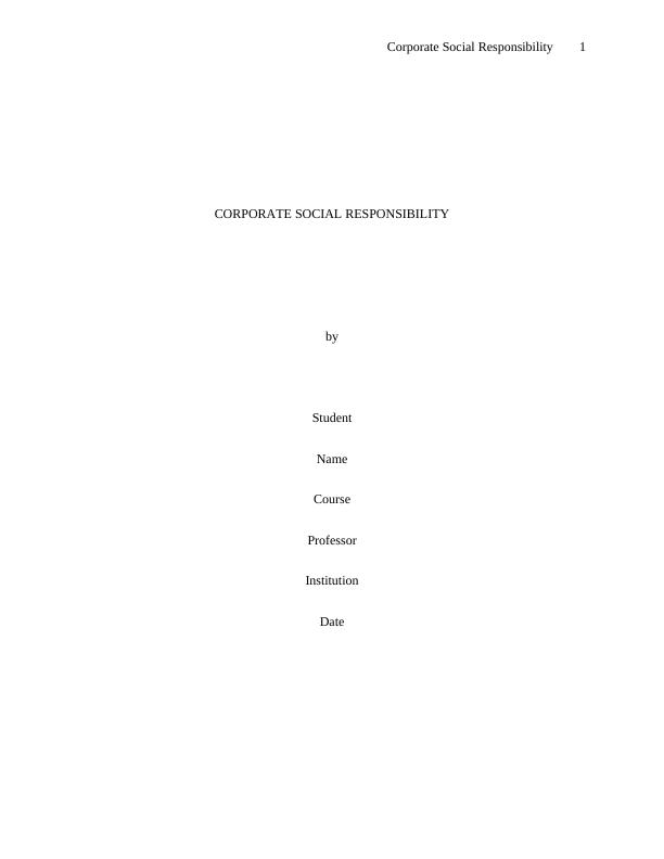 Corporate Social Responsibility Research Paper 2022_1