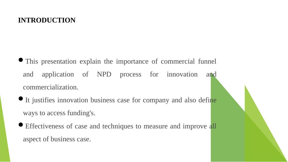 Importance of Commercial Funnel and NPD Process for Innovation and Commercialization_2