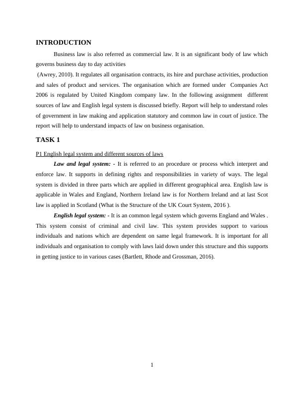 Report on Impacts of Law on Business Organisation_4