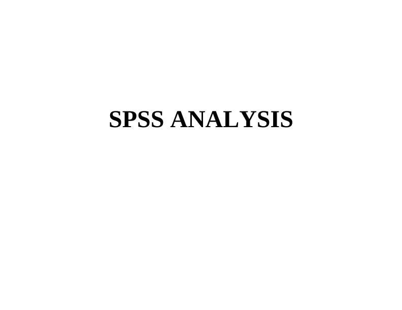 Data Analysis - SPSS Tools_1