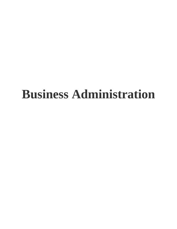 Business Administration's Role Assignment_1