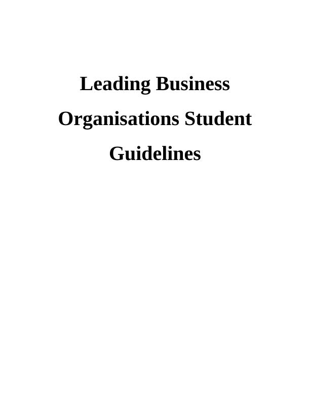 Leadership Styles and Strategies in Business Organizations_1