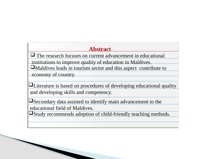 Impact of Current Advancements in the Educational Assignment_2