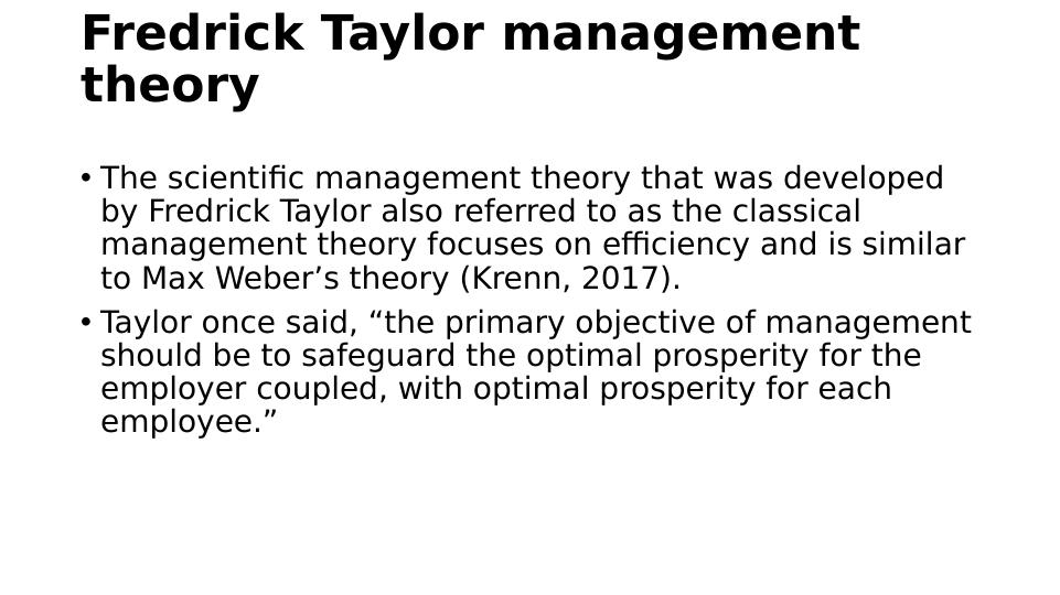 Fredrick Taylor Management Theory_2