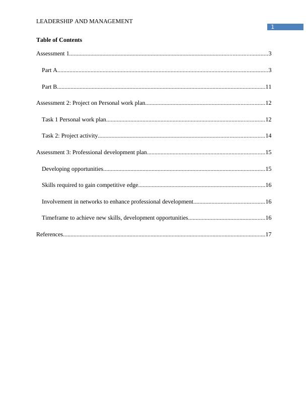Leadership and Management Assignment - (Doc)_2