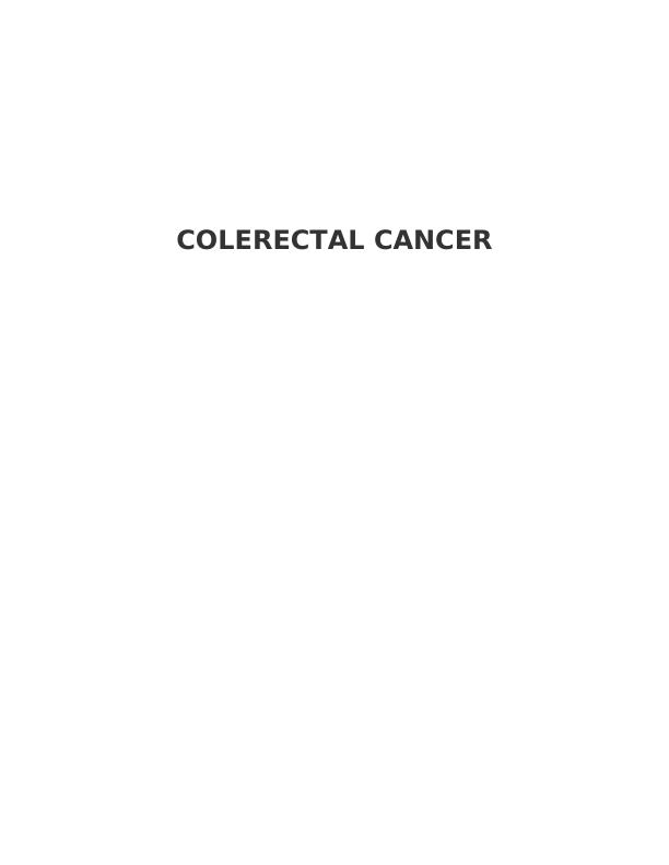 (PDF) Colorectal cancer: a review_1