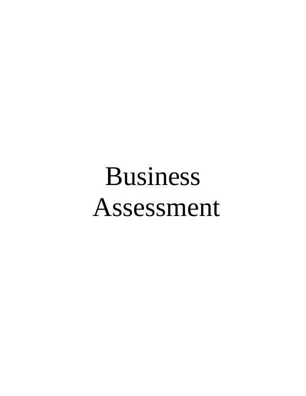 Business Assessment TASK 11_1
