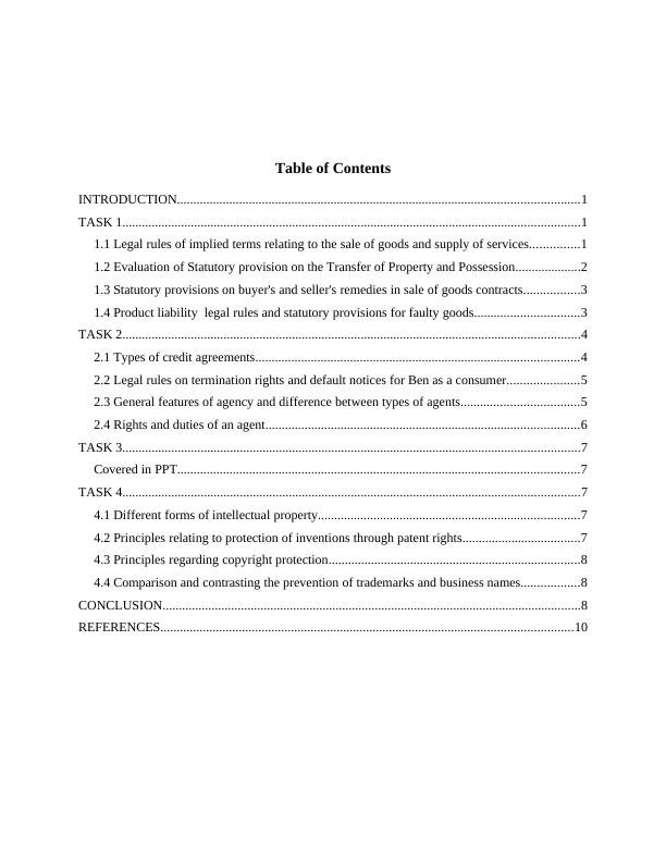 Business laws Sample Assignment_2