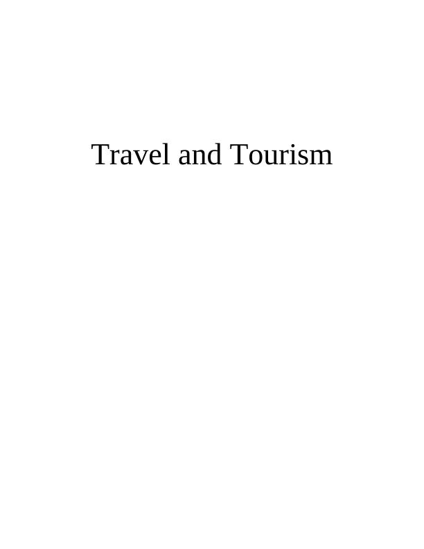 Travel and Tourism Sector from Greek and Roman Empires | Report_1