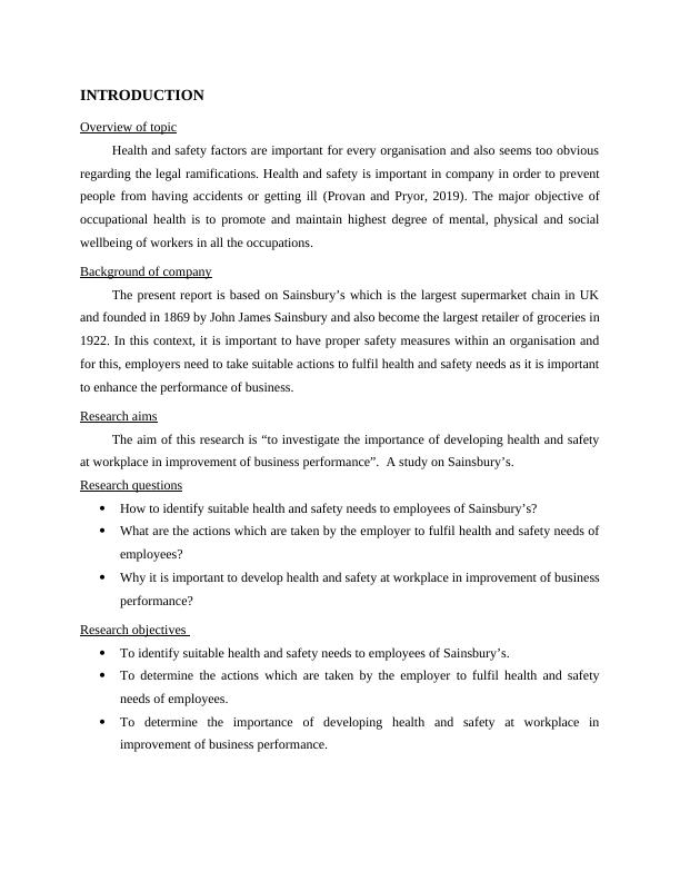 research paper on health and safety of employees