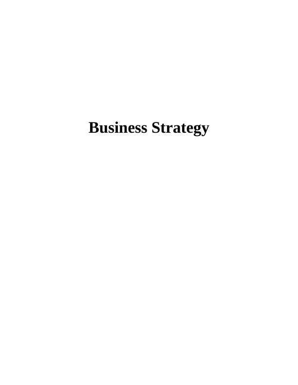 Business Strategy Assignment Solution - Vodafone_1