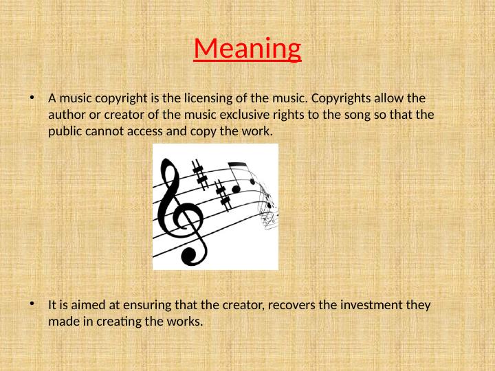 Music copyright Assignment PDF