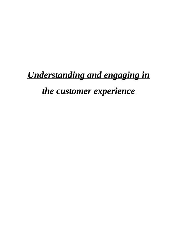 Understanding and Engaging in the Customer Experience_1