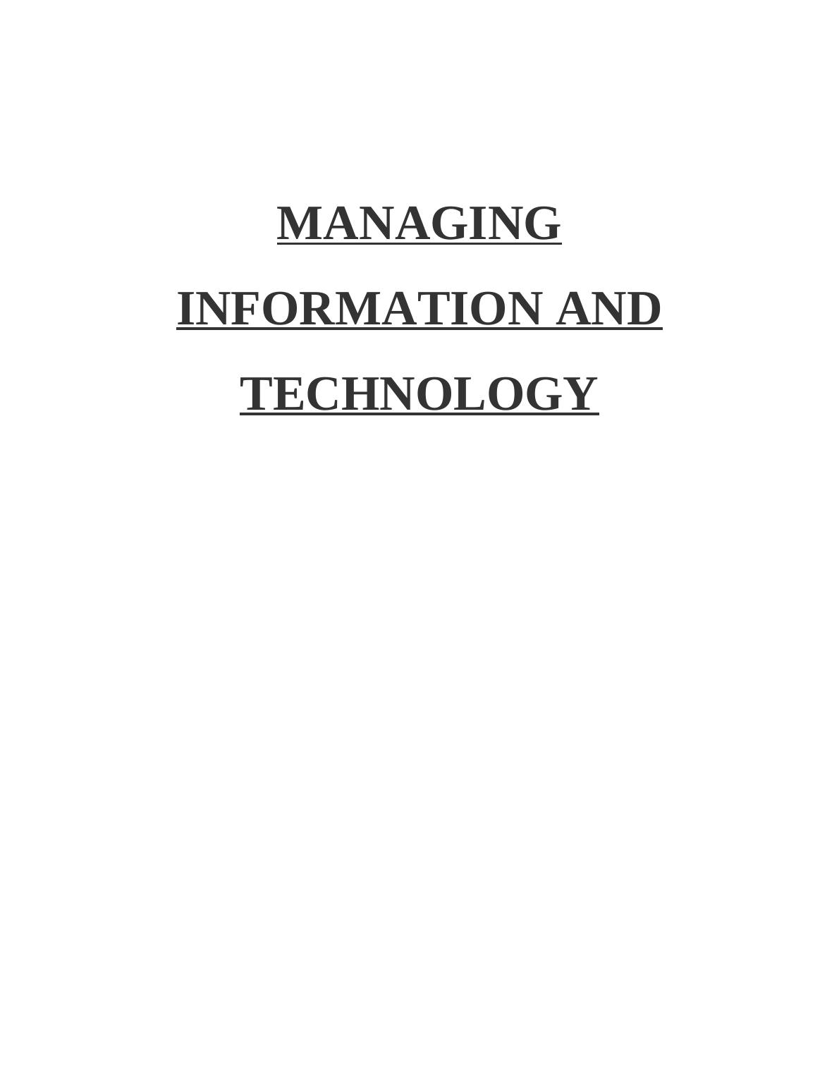 Managing Information and Technology in Boots UK Ltd._1