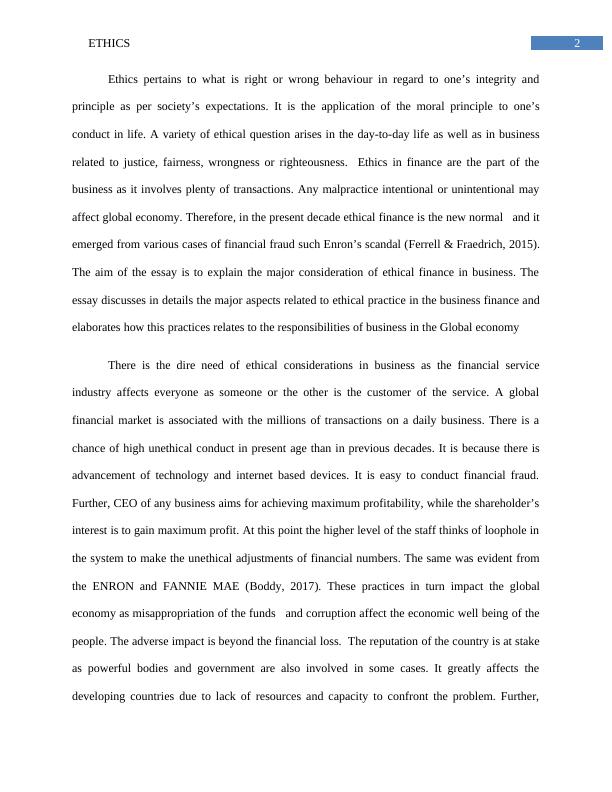 enron ethical issues essays