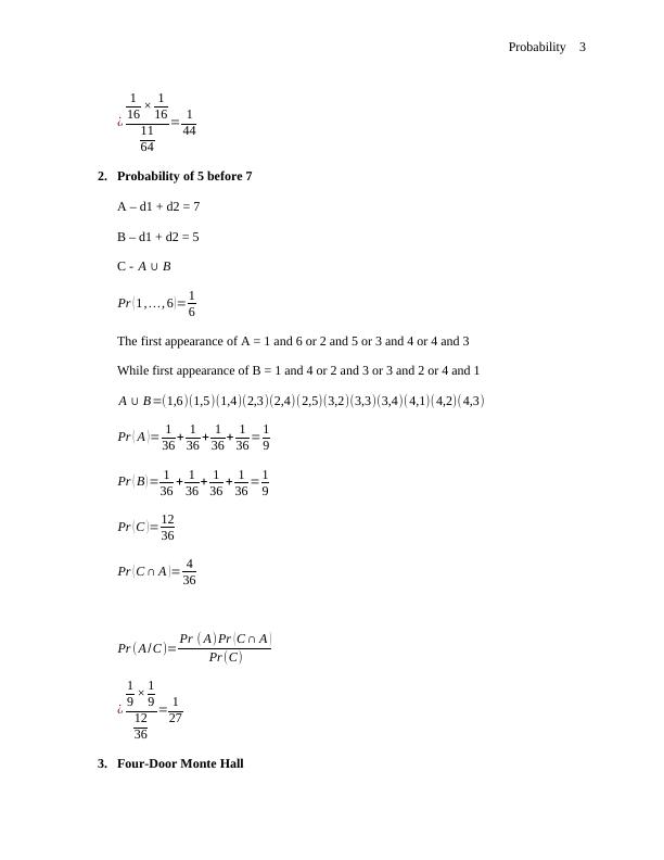 what is the probability assignment