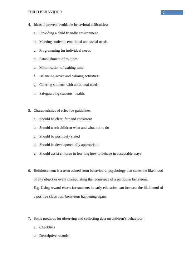 child-behaviour-assignment-2022