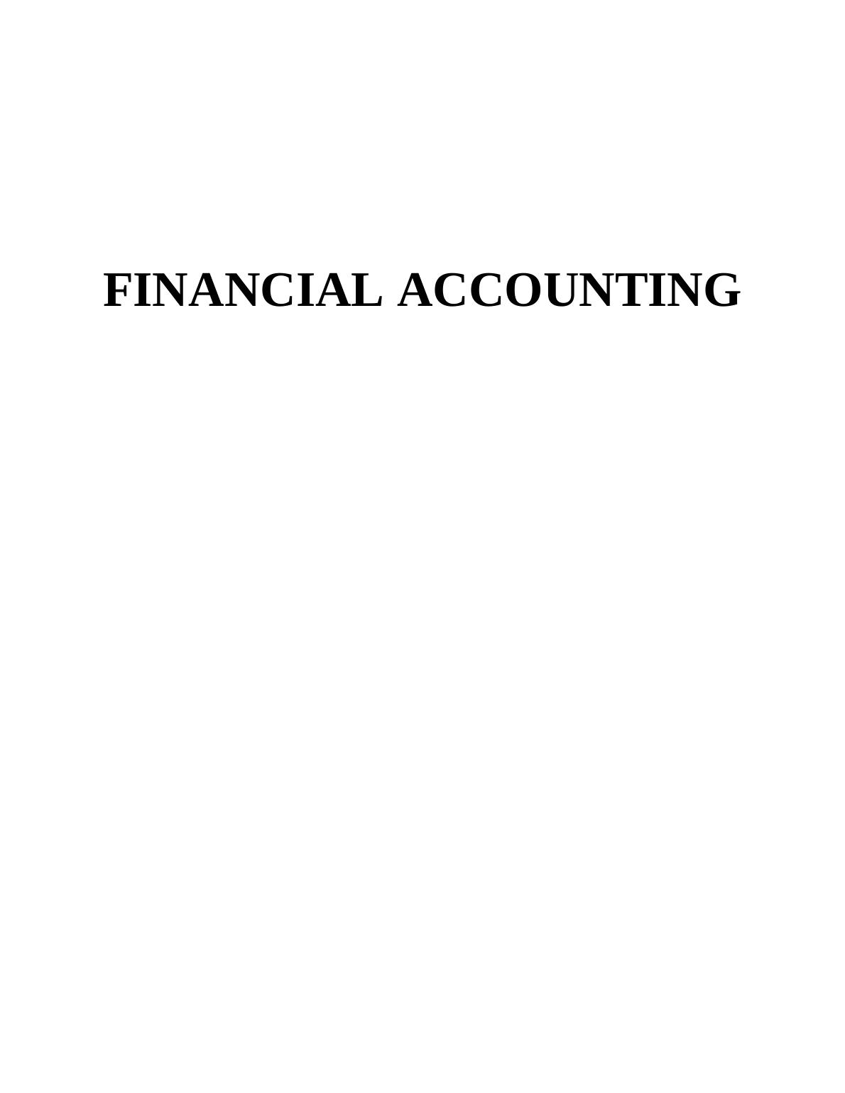 A Study on Financial Accounting Concepts in Business Organization_1