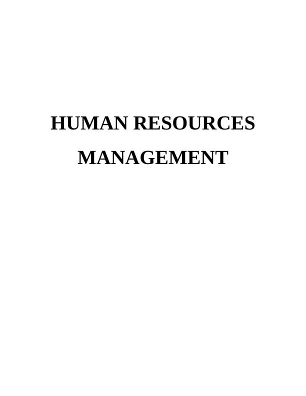 Human Resource Management -  Chocolate Presence_1