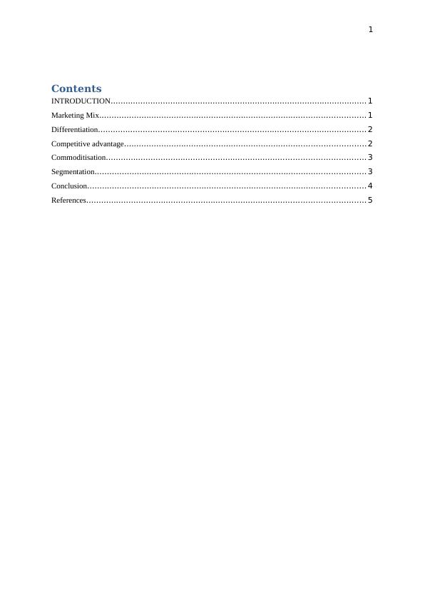 Marketing  Management Assignment 2022_2