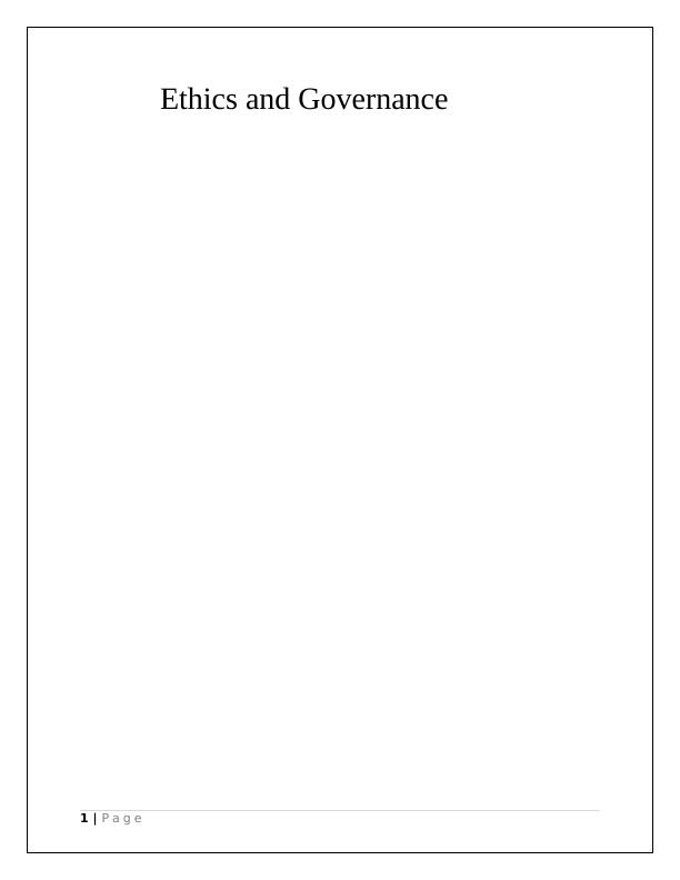 Ethics and Governance | Decision Making and Implication_1