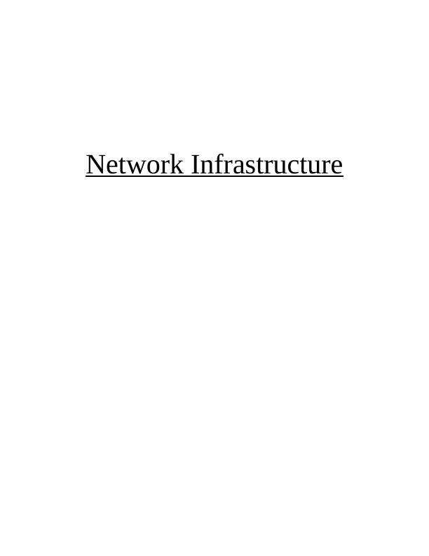 Networks Infrastructure Assignment_1