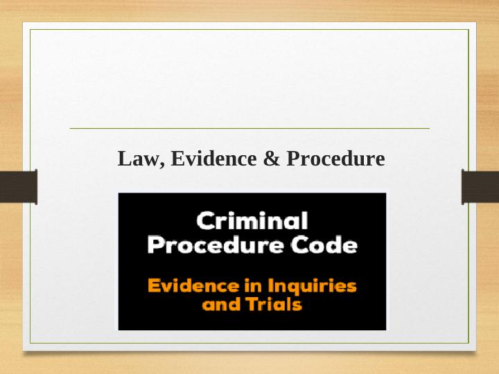 Policies and Concepts of Searching, Arrest, and Detention in Criminal Law_1